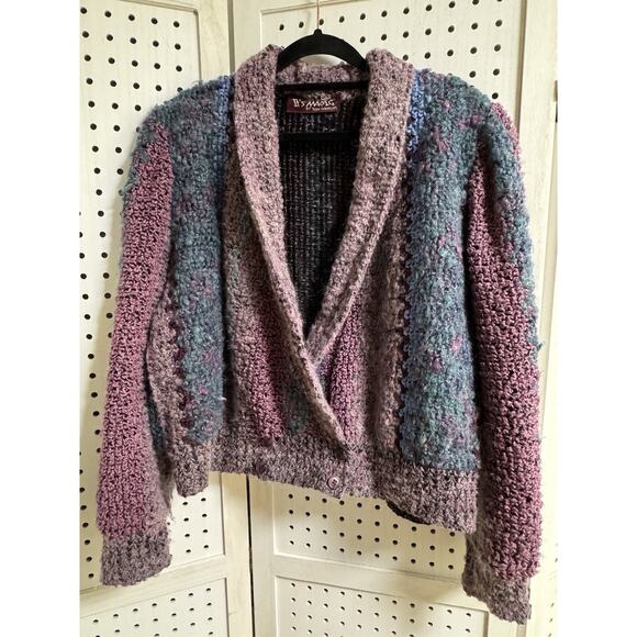 Vintage 1980’s It's Magic by Toni Garment Cropped Cardigan Sweater Jacket sz M - Picture 1 of 10